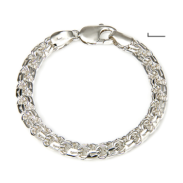 серебряный браслет бисмарк / кардинал